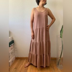 Splendid tiered maxi dress